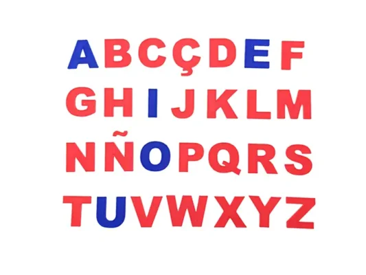 abecedario montessori mayusculas