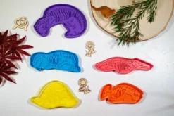 cortapastas fósiles de dinosaurios