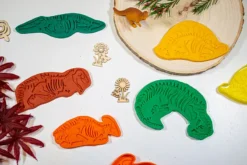 cortapastas fósiles de dinosaurios