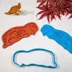 cortapastas fósiles de dinosaurios