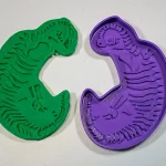 cortapastas fósiles de dinosaurios