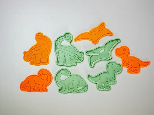 moldes de galletas de dinosaurios