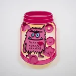 Monstruo de colores mesa de luz