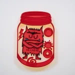 Monstruo de colores mesa de luz