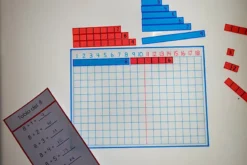 Tabla de tiras de sumas Montessori