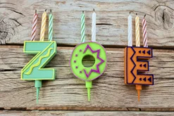 letras y números para velas de cumpleaños