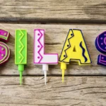letras y números para velas de cumpleaños