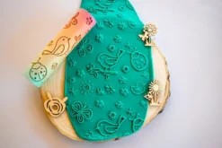 rodillo para plastilina de primavera