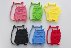 moldes Monstruo de colores