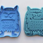 moldes Monstruo de colores