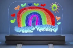 Pizarra led transparente