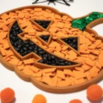 bandeja sensorial rellenable Halloween calabaza