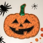 bandeja sensorial rellenable halloween calabaza