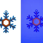 Adornos árbol de Navidad fluorescentes para luz negra