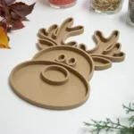 Bandeja sensorial rellenable Navidad_reno