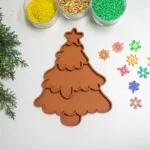 Bandeja sensorial rellenable arbol de Navidad