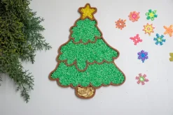 Bandeja sensorial rellenable arbol de Navidad