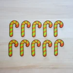 Contador de Navidad baston de caramelo _Sumando Momentos