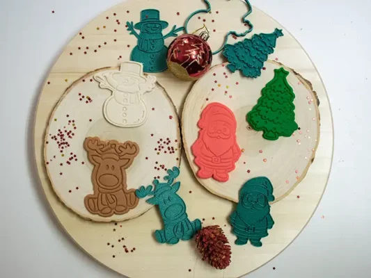 moldes de Navidad Papa Noel