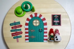 Puerta Elfo de Navidad