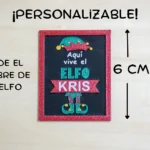 Puerta Elfo de Navidad