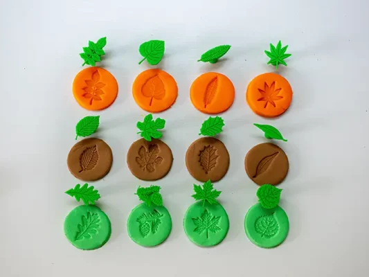 sellos de hojas de árboles de España