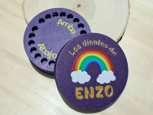 Caja para dientes de leche personalizada