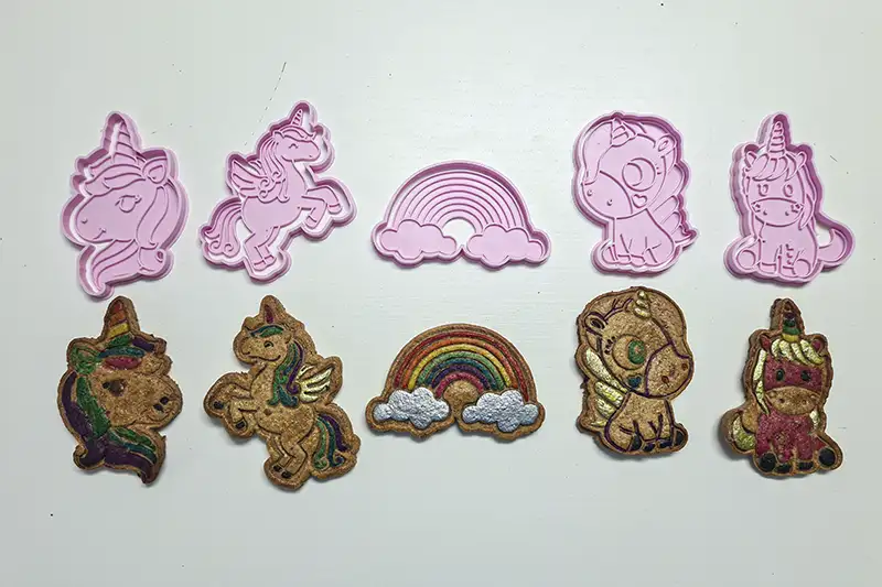 Moldes de unicornios