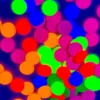 fichas para bingo - discos de colores fluorescentes - contadores fluorescentes