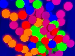 fichas para bingo - discos de colores fluorescentes - contadores fluorescentes