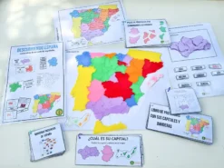 Actividades mapa de España por provincias