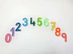 números rellenables transparentes