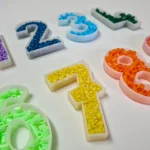 números rellenables transparentes