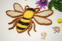 bandeja sensorial rellenable abeja