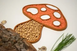 bandeja sensorial rellenable seta