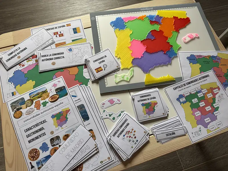 puzle mapa de España por comunidades_Sumando Momentos (5) Actividades para aprender el mapa de España por comunidades