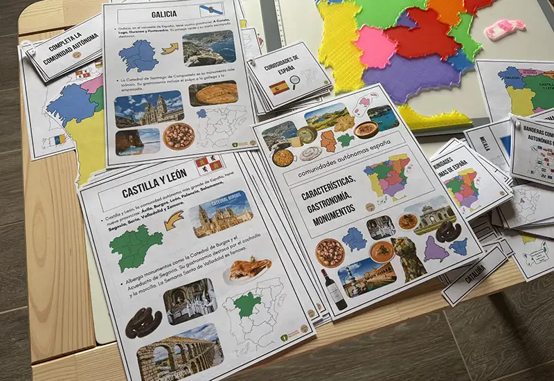 puzle mapa de España por comunidades_Sumando Momentos (7) Actividades para aprender el mapa de España por comunidades