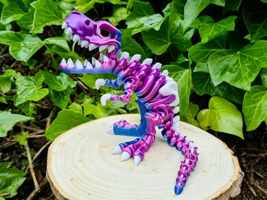 T-Rex - esqueleto de dinosaurio en 3D