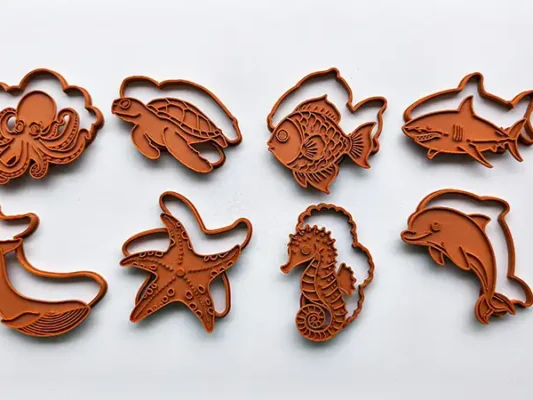 Moldes de animales marinos