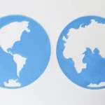 Puzle mapamundi - planisferio Montessori translúcido