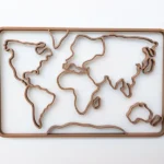 bandeja sensorial rellenable mapamundi