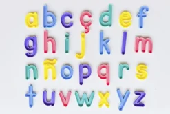 letras rellenables minusculas de colores