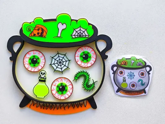 caldero de Halloween