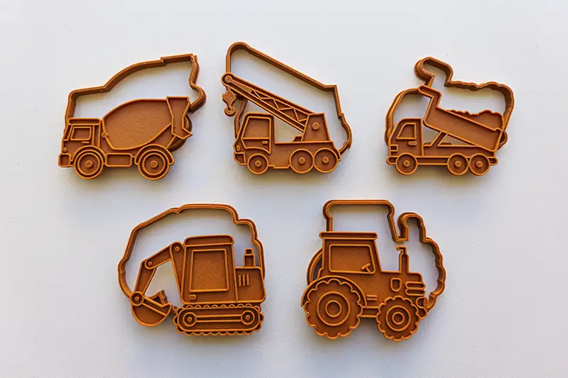 Moldes de vehículos de construcción