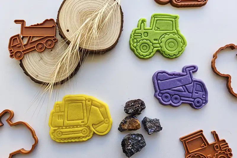 Moldes de vehículos de construcción