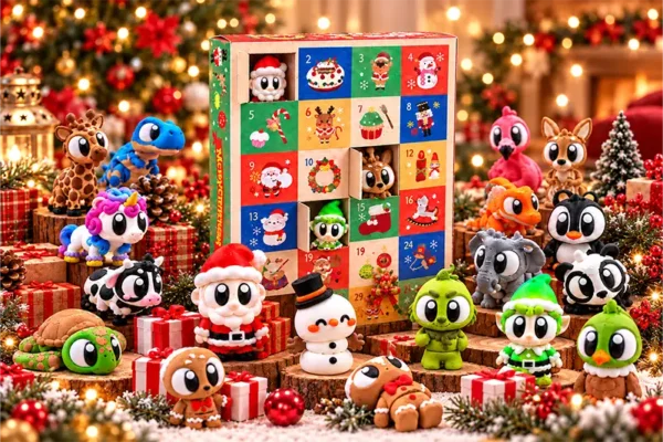 calendario adviento mini animales 3D