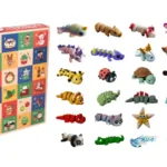 calendario de adviento animales articulados 3D