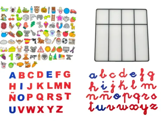 juego con miniaturas para clasificar por sonidos o por letras