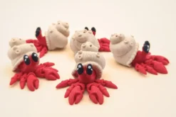 mini animal articulado 3d - cangrejo