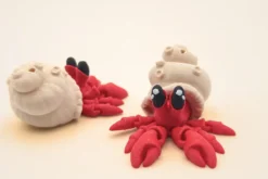 mini animal articulado 3d - cangrejo